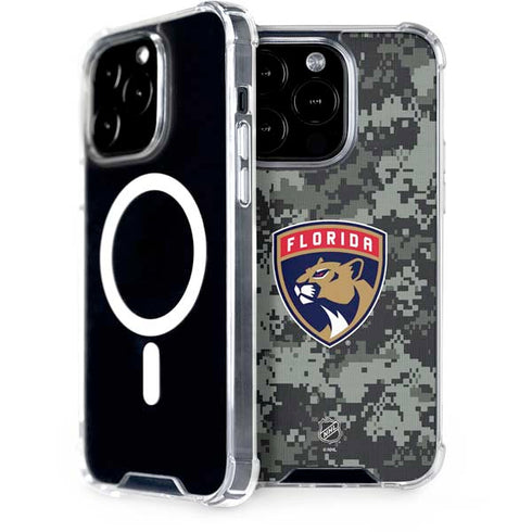 NHL Florida Panthers Camo iPhone 15 Pro MagSafe Case